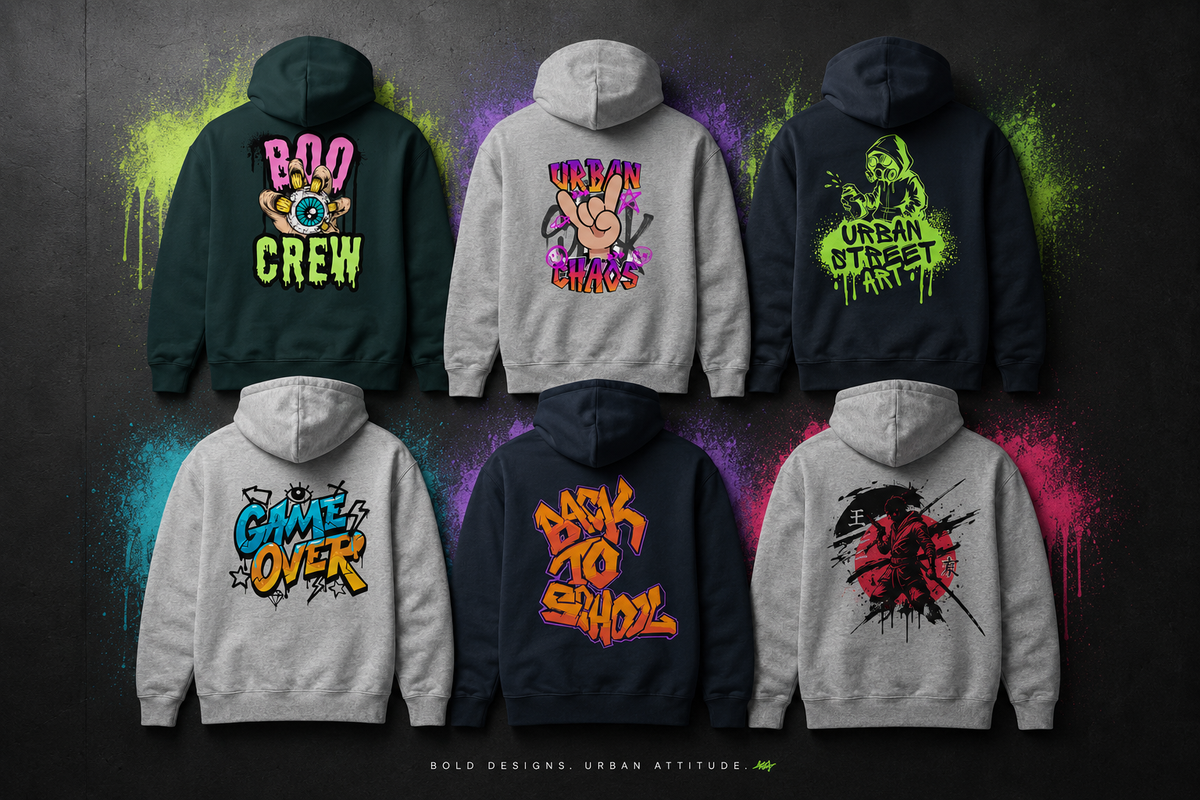 Graffiti Hoodies: The Bold Unisex Streetwear Essential