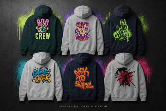 Graffiti Hoodies: The Bold Unisex Streetwear Essential