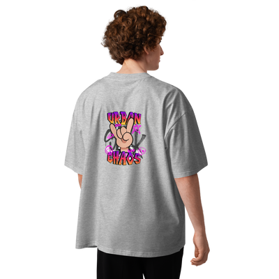 LVAS Oversized Graffiti Printed Unisex T-Shirts